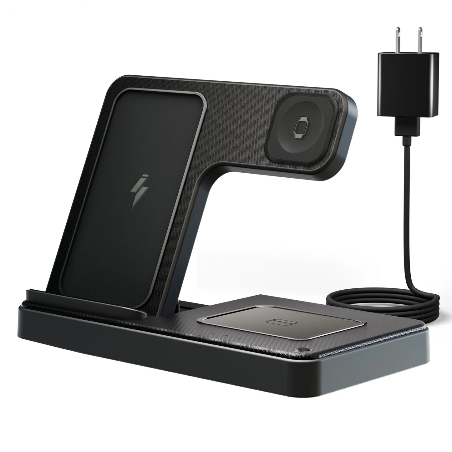 Wireless Charger, Magnetic Fast Charging Stand Compatible with Iphone 16- 8 Pro Max plus XS XR X, for Apple Watch 9-2 SE, for Airpods 3 2 Pro, 3 in 1 Charging Station