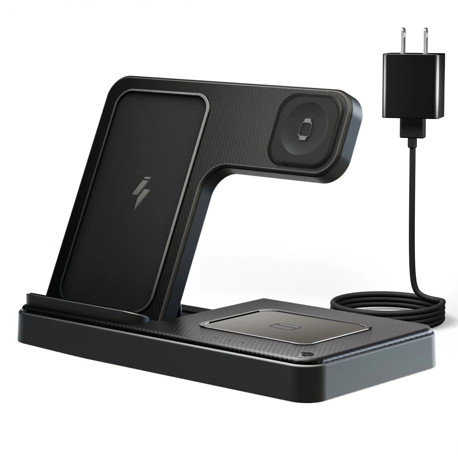 Wireless Charger, Magnetic Fast Charging Stand Compatible with Iphone 16- 8 Pro Max plus XS XR X, for Apple Watch 9-2 SE, for Airpods 3 2 Pro, 3 in 1 Charging Station