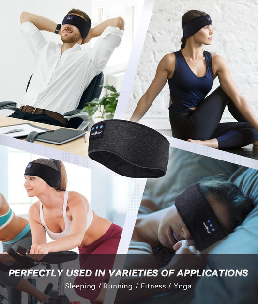 Auriculares Inalámbricos Con Bluetooth Y Diadema Para Dormir y Entrenar Con Música